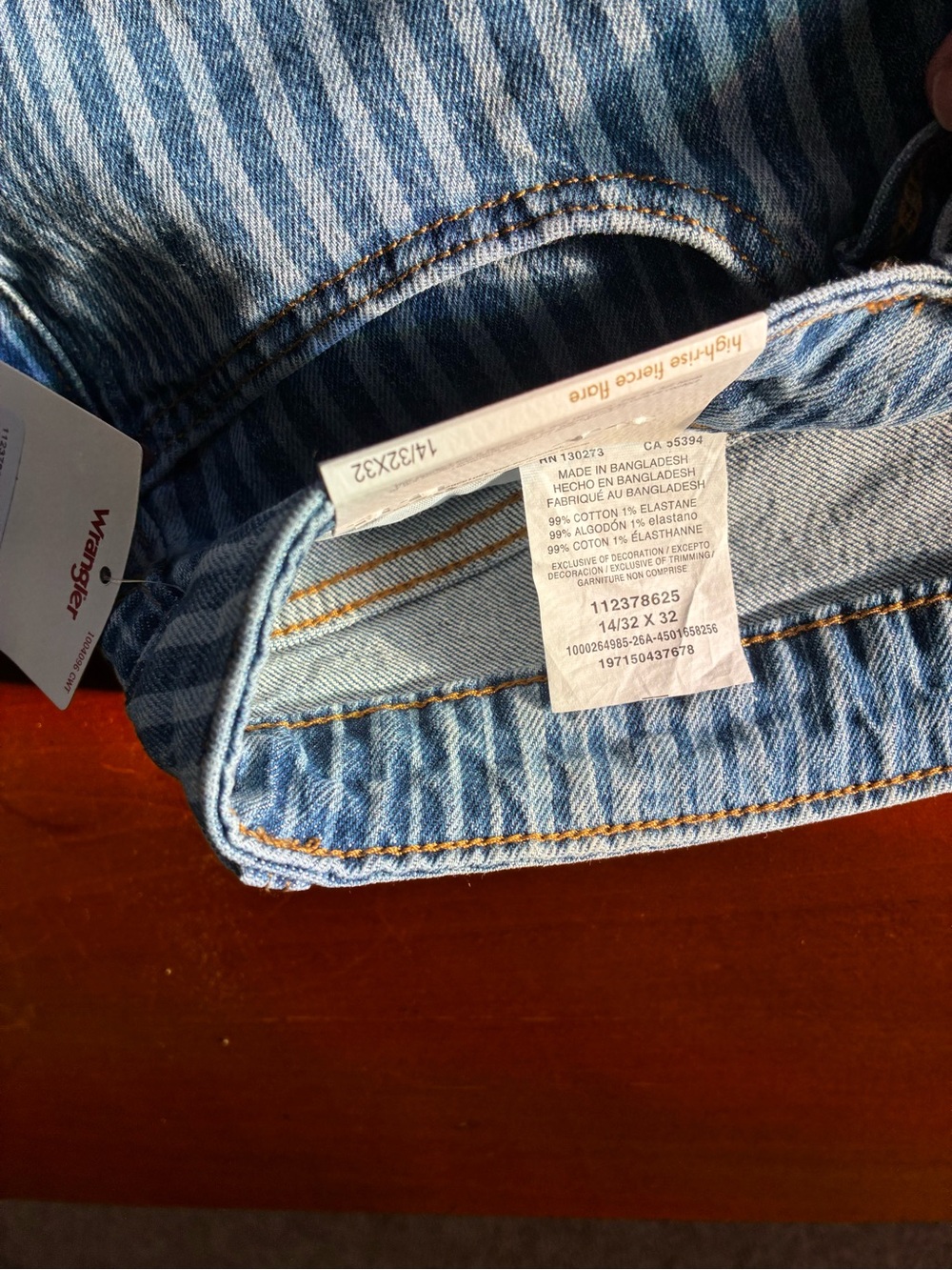 Wrangler Fierce Flare Striped Jeans - Picture 3 of 4